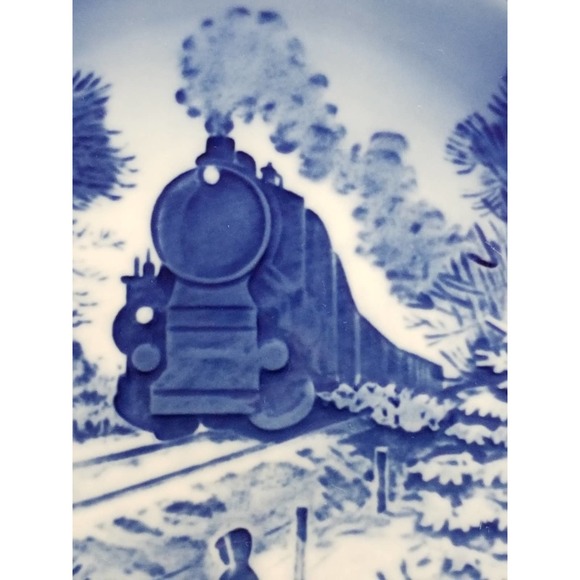 Plate Going Home for Christmas 1973 Royal Copenhagen Porcelain Denmark V… - Picture 4 of 12